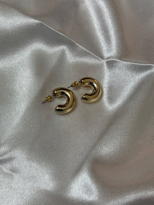 Orecchini luna gold
